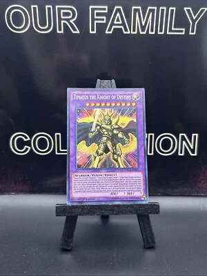 Yu-Gi-Oh Timaeus The Knight Of Destiny DRL2-EN001 Secret Rare 1st Ed NM Holo - Image 1 of 4