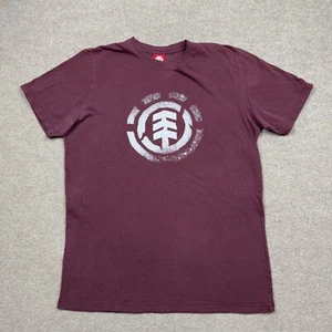 Vintage Element Mens Shirt Red Large Short Sleeve Skateboarding Casual Adult Y2k - Picture 1 of 8