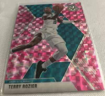 2019-20 Mosaic Basketball Terry Rozier Charlotte Hornets Pink Camo Prizm #72 - Image 1 of 3