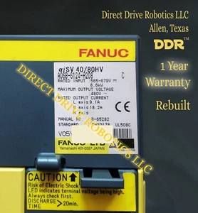 **12 Monate Garantie**UMGEBAUT**US ONCE TESTEN**AUSTAUSCH** Fanuc A06B-6124-H208 - Bild 1 von 9