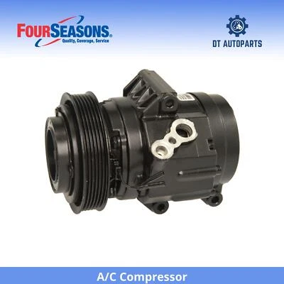 Compresor de aire acondicionado Ford Fusion 2006-2012 4 estaciones 2007 2008 2009 2010 2011 Foto 1 de 4