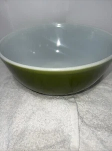 Pyrex #404 Große 4 Quart Rührschüssel Avocado Grün Verde 10,25" Vintage - Bild 1 von 5