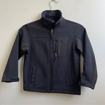 SNOZU performance fleece lined jacket for boys black Size 5/6 - Image 1 of 4