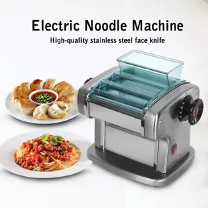 Household Electric DIY Noodle Machine Pasta Dumpling Wrapper Maker Cutter Roller - Picture 1 of 21
