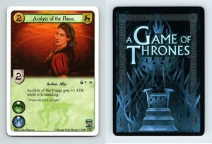 Acolyte Of The Flame #F 65 A Game Of Thrones The Wildling Horde 2009 LCG Card - Picture 1 of 1
