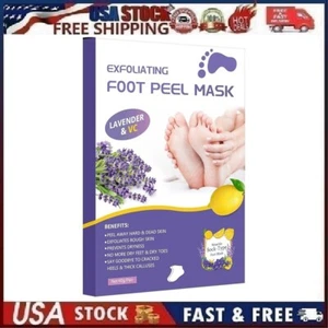 (2 Pack) Lavender Foot Peel Mask  Exfoliant. Express 05/01/2027 - Picture 1 of 10