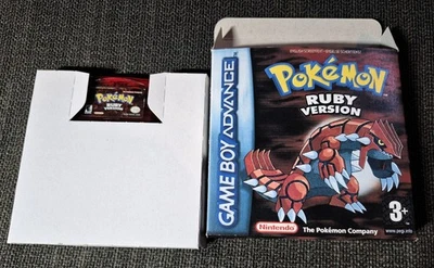 GENUINE Pokémon RUBY Game for Gameboy Advance Game Boy GBA Replacement Box - Image 1 of 4