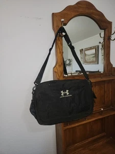 Under Armour Coaches Briefcase Large Laptop Messenger Bag Black BSN SPORTS - Picture 1 of 13