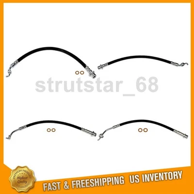 4 mangueras de freno delanteras traseras para Lexus IS300 3,5 L 2,0 L Lexus IS350 3,5 L Foto 1 de 4