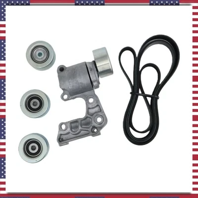 For 10-24 4Runner Tundra 4.0L Serpentine Belt Drive Tensioner Idler Pulley Kit - Image 1 of 4