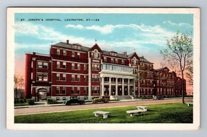 Lexington KY-Kentucky, St Joseph's Hospital, Antik, Vintage Souvenir Postkarte - Bild 1 von 2