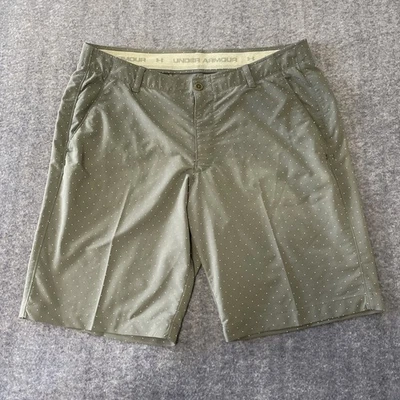 Pantalones Cortos Under Armour Para Hombre 38 Gris Lunares HeatGear Calce Suelto Golf Ligeros Foto 1 de 4