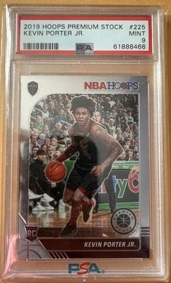 2019-20 NBA Hoops Premium Stock PSA 9 Kevin Porter Jr. Rookie Cavaliers #225 RC - Image 1 of 2