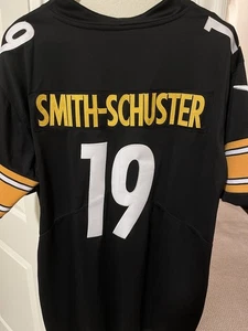 Jersey Juju Smith-Shuster Nike On Field Pittsburgh Steelers negro para hombre grande - Imagen 1 de 9
