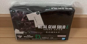 Metal Gear Solid Delta Snake Eater Famous Quotes Karuta Card Game Ichiban Kuji D - Picture 1 of 2