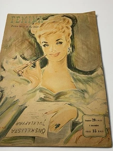 Femina Women’s Fashion Magazine ~ November 1945 Vintage - Foto 1 di 22