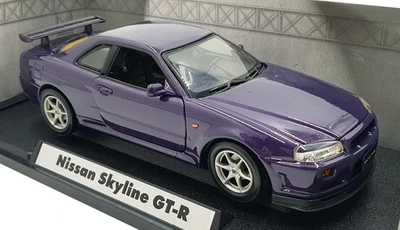 Motor Max 1/18 Scale Diecast 73147 - Nissan Skyline GT-R - Purple - Image 1 of 4