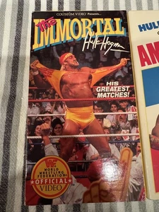 VHS The Immortal Hulk Hogan His Greatest Matches WWF - Picture 1 of 1