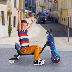 180W Dreirad mit Elektromotor Kinder Elektro-Drift-Scooter Drift Trike Scooter - Bild 1 von 17