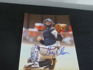 Greg Olson Atlanta Braves 8x10 Autogramm Foto mit COA - Bild 1 von 2