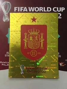 ESCUDO DEL EQUIPO DE ESPAÑA, PANINI COPA MUNDIAL DE LA FIFA QATAR 2022, PEGATINA DE LÁMINA #ESP2 - Imagen 1 de 1