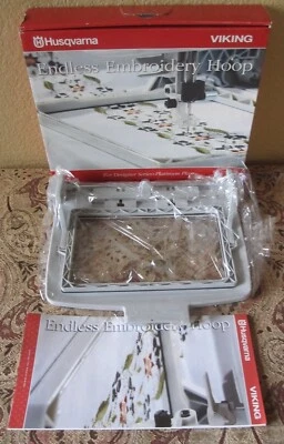 VIKING HUSQVARNA ENDLESS EMBROIDERY HOOP DESIGNER PLATINUM SERIES NIB FREE SHIP! - Image 1 of 4