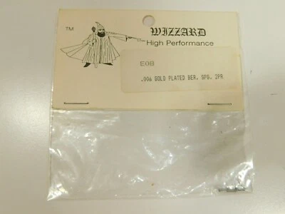 Vintage HO Wizzard chapado en oro .006 Ber. Muelles 2 Pares NUEVO E08 Foto 1 de 2