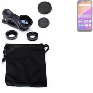 Pour BLU J6S Objectifs Smartphone Lentilles fisheye macro grand angle - Photo 1/6