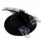 Stylish Show Costum Cap for Hens Pets Supplies Chicken Hats Feather Top Hat