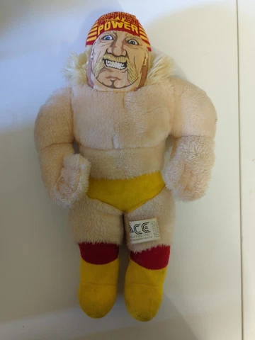 Hulk Hogan Vtg 1991 Plush Doll Ace Novelty Titan Sports WWF Python Power 15" Cover