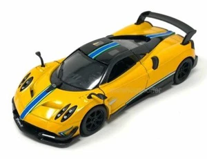 Kinsmart 1:38 Display Pagani Huayra BC Livery Edition Diecast Car KT5400DF YL - Picture 1 of 2