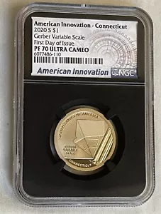 2020 S $1Gerber Variable Scale First Day of Issue PF 70 ULTRA CAMEO - Picture 1 of 2