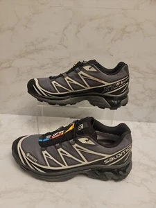 Salomon XT-6 Gore-Tex "Black/Ebony/Lunar Rock" Gray Men's Us Size 8 Nwob - Picture 1 of 24