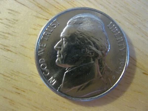 1991 P Jefferson Nickel Gem++ BU!   - Picture 1 of 2