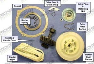 Ricks Pull Start Rebuild Kit For Yamaha Big Bear 350 YFM350FW 4x4 SRA 1987-1999 - Picture 1 of 3