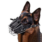 M-XXL Hund Mund Atmungsaktive Einstellbare Anti-Biss Metall Maulkorb Haustier