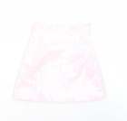 egrels Womens Pink Polyester A-Line Skirt Size S