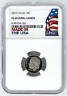 2016 S Clad Roosevelt Dime NGC PF69 Ultra Cameo - Made In USA Holder