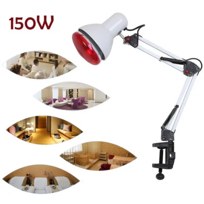 MARKENLOS Wärmelampe Rotlicht Infrarotlampe Rotlichtlampe Faltbar Therapie lampe 150W 2023