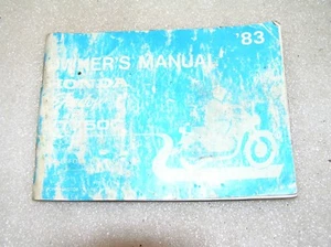 HONDA VT 750C Shadow 1983 Bedienungsanleitung owner's manual - Bild 1 von 2