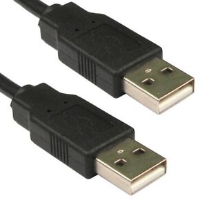 USB to USB Cable Male to Male Type A to Type A Lead 1m