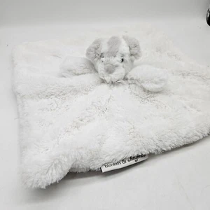 Blankets & Beyond Adorable Nunu Security Blanket ~ White & Gray ~ Puppy Dog ~ - Picture 1 of 3