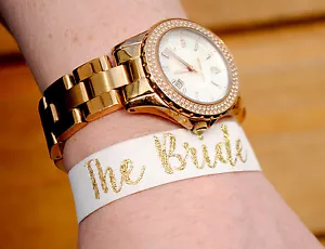 The Bride Hen Party wristband Bachelorette Party bride tribe wristband bracelet - Picture 1 of 7