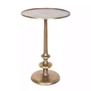 Antiques Brass Unique Design Cocktail, Round, Accent, Drink Stand End Side Table - Picture 1 of 2