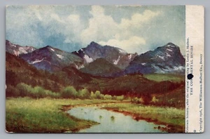 1906 Artist Postcard Continental Divide Colorado Scenery Painter L. Skelton - Picture 1 of 2