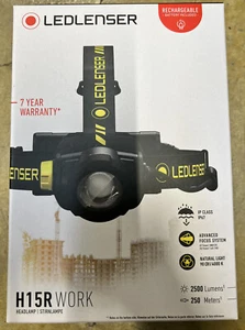 Led Lenser H15R Work 2500 lúmenes linterna frontal led linterna recargable - Imagen 1 de 4