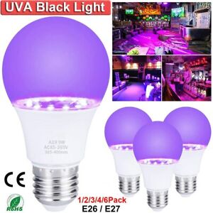 Led Ultraviolet Black Light Uv Bulb Glow in the Dark Ultra Violet Neon NEW