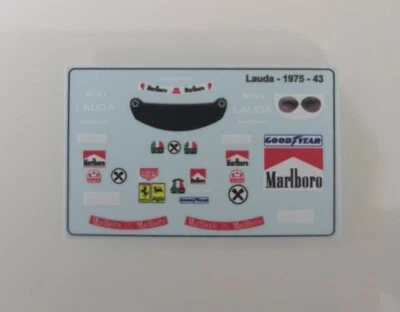 Ferrari 312T Niki Lauda " Figure Decals " 1975 1/43 - Bild 1 von 2