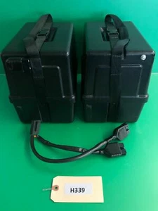 Cajas de baterías con arnés de cableado para silla de ruedas eléctrica Quickie P200 #H339 - Imagen 1 de 8
