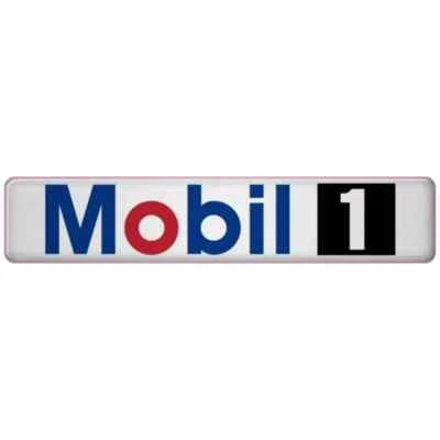 Emblema insignia abovedada Mobil 1 3D Foto 1 de 2